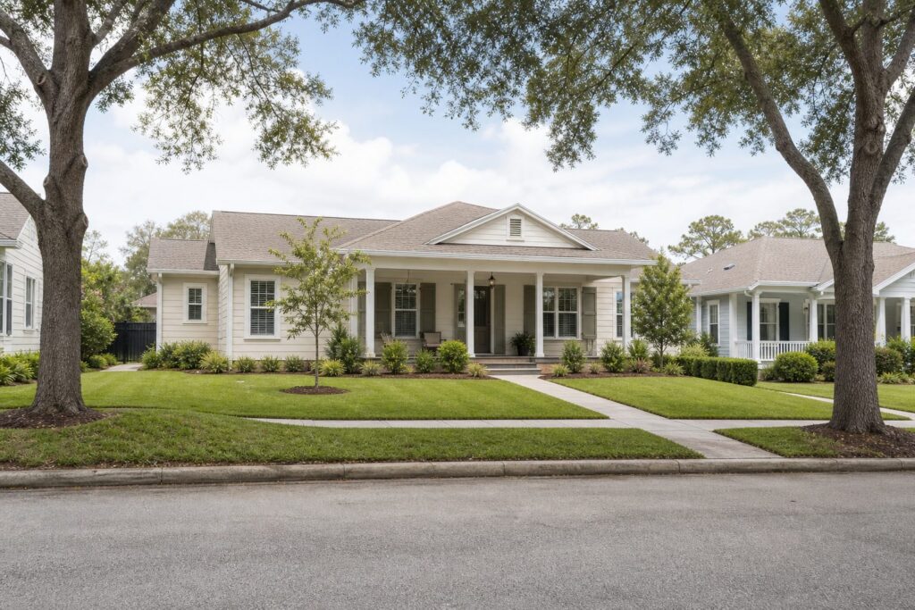 Tampa neighborhood with well-kept homes and quiet residential streets, an established residential neighborhood